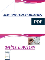 Self and Peer Evaluation