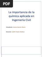 La Importancia de La Química Aplicada en Ingeniería Civil