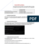 Service DHCP Sur Debian