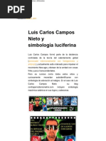 Luis Carlos Campos Nieto y Simbología Luciferina - Defensatum