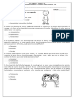 Evaluación Diagnóstica Ética y Valores 3º-2023