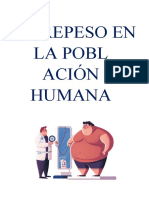 El Sobrepeso en La Población Humana