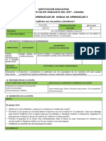 Sesión de Tutoria - Resolución de Conflicto