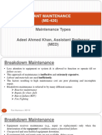 LEC 4 PM Maintenance Types