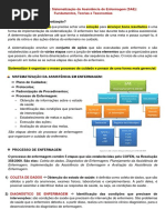 Aula 2 e 3 - SAE, Teorias de Enf e Taxonomias (NANDA, NIC, NOC)