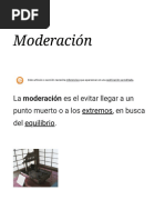 Moderación