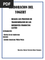 Yogurt Recursamiento