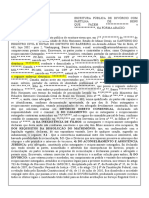 Escritura Publica de Divorcio Com Partilha de Bens