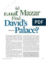 Did Eilat Mazar Find Davids Palace Bibli