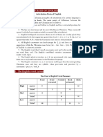 Articulation Basis of English