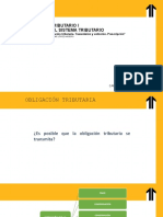 Unidad 2 Semana 6 Transmisión y Extinción de La Obligación Tributaria. Prescripción