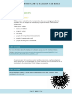 Fact Sheet 4 - Managing Food Safety Hazards and Risks Assessor