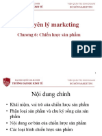 Chương 6. Chiến lược sản phẩm