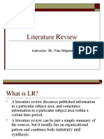 6 Literature Review