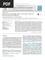 Multi Criteria Land Suitability Analysis For Agriculture in Hilly Zone