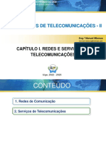 Cap - 1 - Redes e Serviços de Telecomunicações