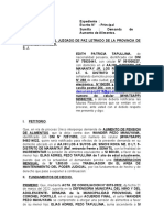 Aumento de Alimentos 1 Hijo