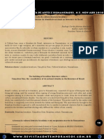 A Construção Da Cultura Literária Brasileira: Gonçalves Dias, o Consolidador Da Identidade Nacional Na Literatura Do Brasil - d5 - GONCALVES - DIAS