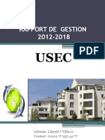 Rapport de Gestion Usec 2