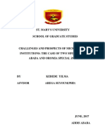 Challenges and Prospects of Microfinance Ins. The Case of Addia Ababa and Oro