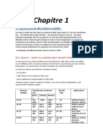 Chapitre 1: 2. Classifications Des Aciers A Outils