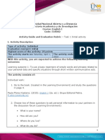 Activity Guide and Evaluation Rubric - Unit 1 - Task 1 - Initial Activity