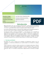 Introducción: Docente A Cargo: Unidad Didáctica: Programa de Estudio: Ciclo: Nombre Del Estudiante