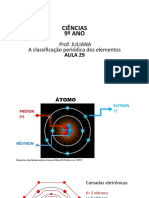 Aula 9 Ano Tabela Periódica