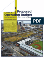 FY24 Mayors Proposed Operating Budget