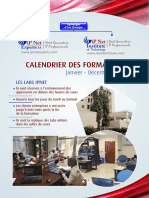 Calendrier Formations