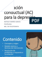 Activacion Conductual Depresion