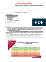 Hipertensão Arterial Sistêmica - Resumo