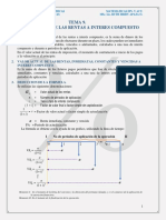 Tema 9. Valor Actual de Las Rentas A Interes Compuesto