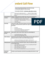 Sample Call Flow For Graded Role Play