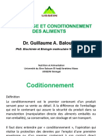 Cours Emballage Et Conditionnement Des Aliments