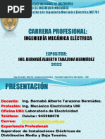 1.carrera de Ingeniería Mecánica Eléctrica UNI (Tarazona)