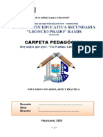 Carpeta Pedagógica 2023-SECUNDARIA