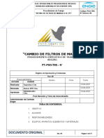 PGO-TNS Serv. Retiro Filtros de Mangas U-14ctt