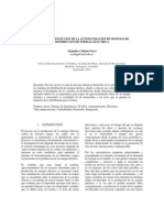 Realidad y Proyeccion de La Automatizacion de Sistemas de Distribucion de Energia Electrica