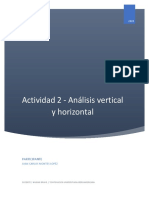 Actividad 2 - Análisis Vertical y Horizontal