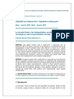 Número 23 ¿Equidad en La Educación? / Eqüidade Na Educação?: Mayo - Agosto 2000 / Maio - Agosto 2000