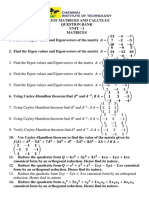 MA3151 Engineering Mathematics I QB Mar 2021