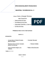 Exposicion Capacidad Calorífica y Calor Específico