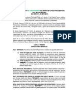 Reglamento Interno Del Centro de Acogida para Personas Adultas Betanzos