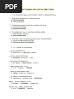 Inverted Conditionals Practice Correction