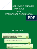 GATT and WTO - Foundation