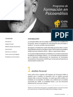 ICHPA - Formacion Psicoanalitica 2021