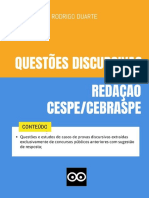 Redação Cespe - Questões Discursivas