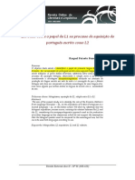 Aquisição Da Escrita em Português Pela Criança Xerente