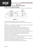 TD: Série 3 Système Triphasé Déséquilibré